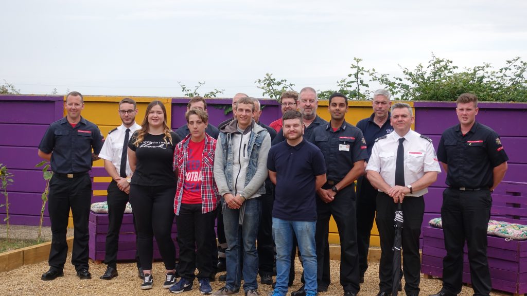 kings lynn fire station well being garden